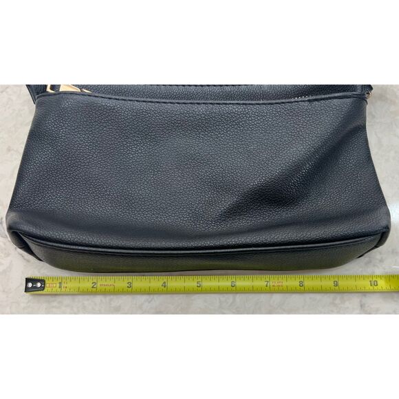 Mini Crossbody Vegan Leather Bag, Multi Compartment, Adjustable/Removable Strap - Picture 8 of 10